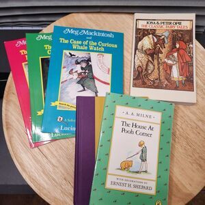 6-Book Junior Kids Reading Bundle – Solve-It Mysteries, Fairy Tales & Pooh